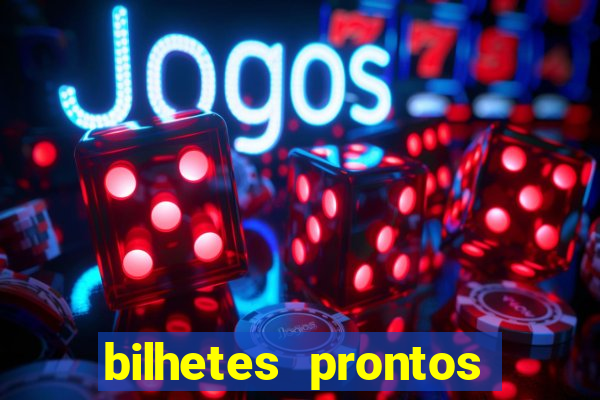 bilhetes prontos futebol hoje